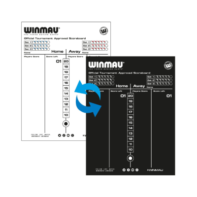 Scoreboard Schreibtafel Winmau 2-seitig